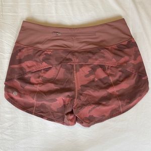 lululemon speed up midrise lined running shorts 4 inch size 6